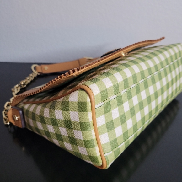 Tory Burch Kerrington Gingham Crossbody Bag - Picture 10 of 15